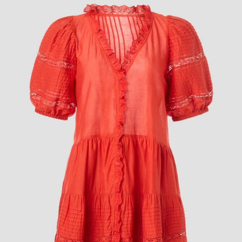 Sea New York Antonina Puff Sleeve Dress
